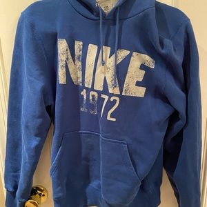 NIKE blue hoodie